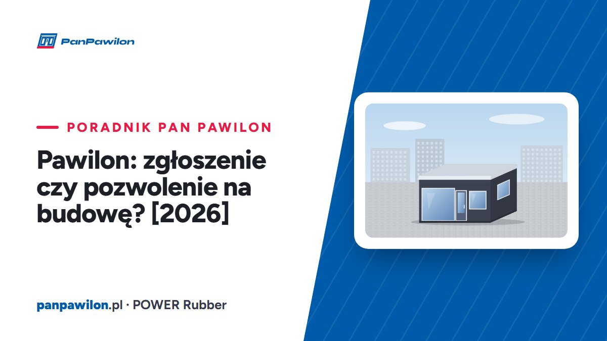 Pawilon: zgłoszenie czy pozwolenie na budowę? [2026] — Pan Pawilon